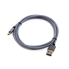 Переходник, SVC, USC-AL0120GR-P, USB-USB Type C, Серый, Пол. пакет, 1.2 м