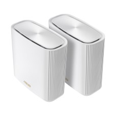 Сетевой маршрутизатор со встроенной беспроводной точкой доступа, ASUS, XT8 (W-2-PK), Wi-Fi 6, 2,4 ГГц/5 ГГц, 802.11a/b/g/n/ac/ax, AX6600, 1xWAN 2,5GBaseT, 3xLAN 10/100/1000 Мбит/с, 1xUSB 3.1 Gen1, AiMesh, белый, 2 модуля в комплекте