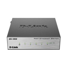Коммутатор, D-Link, DES-1005D/O2B, Настольный, Неуправляемый коммутатор с 5 портами 10/100Base-TX, Корпус металл