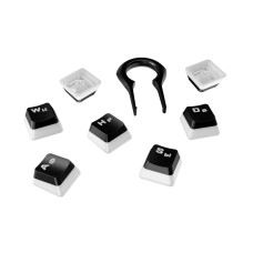 Набор колпачков на клавиатуру HyperX 4P5P4AX#ACB, HKCPXA-BK-RU/G, Pudding Keycaps Full Key Set, Black-White