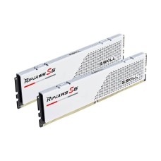 DDR-5 DIMM 32 GB 5200 MHz G.SKILL Ripjaws S5, 2x 16 GB, White, BOX (F5-5200J4040A16GX2-RS5W)