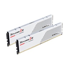 DDR-5 DIMM 64 GB 5600 MHz G.SKILL Ripjaws S5, 2x 32 GB, White, BOX (F5-5600J3636D32GX2-RS5W)