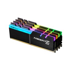 DDR-4 DIMM 128 GB 3600 MHz G.SKILL Trident Z RGB, 4x 32 GB Kit, Black, BOX (F4-3600C18Q-128GTZR)