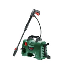 Очиститель высокого давления, BOSCH, Easy Aquatak 110 06008A7F00, 110 бар, 330л/ч, 1300Вт,5,9 кг, макс. Темп. 40 °C, функция самовсасывания, пенообразователь, роторная насадка, веерная насадка