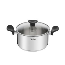 Кастрюля, Tefal, Primary E3084474, 20см, 3л, Нержавеющая сталь с зеркальной полировкой, Совместимость с плитами: Индукционная, Газовая, Электрическая, Керамическая, Галогенная