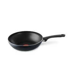 Сковорода-вок, Tefal, Day by Day 4216628, 28см, Алюминий, Антипригарное покрытие, Индикатор нагрева Thermo-Signal