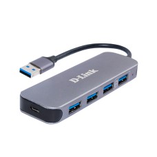 USB HUB 4-port USB 3.0 D-Link DUB-1340/D1A, Gray
