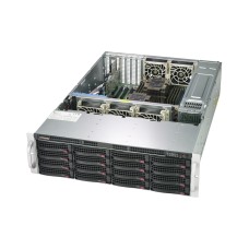 Серверная платформа, SUPERMICRO, SSG-6039P-E1CR16H, 3U, 2x3647, 16xDDR4, 16x3.5