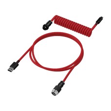 Кабель для клавиатуры HyperX USB-C Coiled Cable, Red/Black (6J677AA)