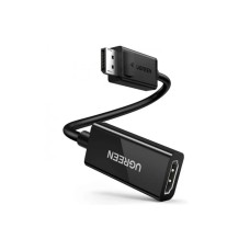 Переходник, Ugreen, MM137/70694, DP Male to HDMI Female, 4K*2K 60HZ, 25 см, Черный