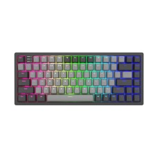 Клавиатура, Dark Project, KD83A Black Grey, KB-GCT-871-100004, TKL, Switch Gateron Mechanical Teal, HotSwap, Игровая, Механическая, Подсветка RGB, Раскладка RU/ENG/UA, Черный