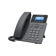 IP телефон, Grandstream, GRP2602P, 2 SIP-аккаунта, 2 линии, 2 порта Ethernet 10/100 PoE, ЖК-дисплей 132x48 (2.41 дюйма) с подсветкой, без блока питания