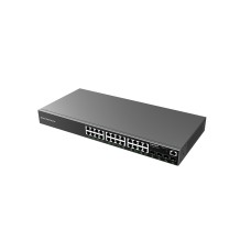 Коммутатор, Grandstream, GWN7803, Управляемый L2+, 24x GbE RJ45, 4x SFP, стоечный