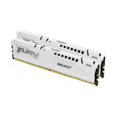 Комплект модулей памяти Kingston Fury Beast (AMD+Intel), KF552C36BWEK2-64, DDR5, 32 GB, white DIMM 64 kit <5200MHz> (2xGB)