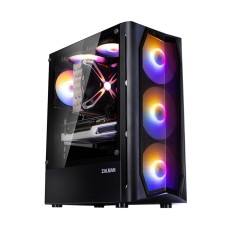 Компьютерный корпус, Zalman N4 Rev.1, Mid Tower, ATX / Mini-ITX / mATX, USB 3.0*1/2.0*2, Audio/Mic, Кулер 3*12см / 3*14см RGB LED, Высота процессорного куллера до 163 мм, Длина VGA до 315 мм, Количество отсеков 2*3.5