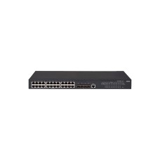 Коммутатор, H3C, LS5560S-28S-SI-GL Switch, Управляемый L3, 24 порта 10/100/1000M , 4 порта SFP+ 10G, AC 100~240 В, 0°C ~ +45°C, стоечный