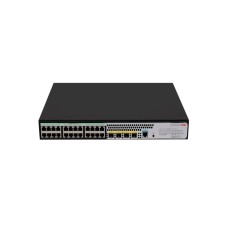 Коммутатор, H3C, LS5120V3-28S-PWR-LI-GL Switch, Управляемый L3, 24 порта 10/100/1000M (PoE 240Вт, 802.3af/at), 4 порта SFP+ 10G, AC 100~240 В, -5°C ~ +50°C, стоечный