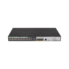 Коммутатор, H3C, LS5120V3-28S-HPWR-LI-GL Switch, Управляемый L3, 24 порта 10/100/1000M (PoE 370Вт, 802.3af/at), 4 порта combo SFP/RJ45 1000M, 4 порта SFP+ 10G, AC 100~240 В, -5°C ~ +50°C, стоечный
