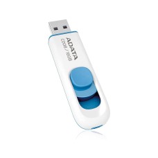 USB-накопитель, ADATA, CLASSIC C008, AC008-16G-RWE, 16GB, USB 2.0, Голубой