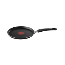 Сковорода блинная, Tefal, Intense 4219522, 22см, Алюминий, Антипригарное Titanium non-stick 2X, Для газовых/керамических/электрических плит, Фиксированная ручка, Черный