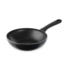 Сковорода-вок, Tefal, Power 4221628, 28см, Диаметр 28 см, Фиксированная ручка, Антипригарное покрытие Titanium, Черный