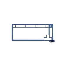 Верхняя рамка Glorious GMMK Pro Top Frame, Navy Blue