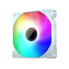 Комплект кулеров для кейса, 1STPLAYER, FIS-W COMBO, 3х120мм ARGB, 1100 об/мин, 21,39CFM, 21.6dB(A), 3-pin, 120*120*25 мм, Белый