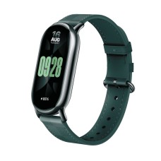 Сменный клетчатый браслет, Xiaomi, Smart Band 8, BHR7308GL, Кожаный, Зелёный