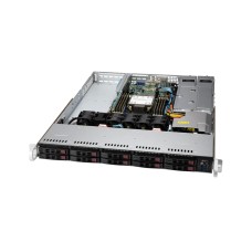Серверная платформа, SUPERMICRO, SYS-110P-WR, Up to 270W TDP, 8 DIMMs, Supports 3DS DDR4-3200, RDIMM/LRDIMM/Intel® DCPMM, 2 PCI-E 4.0 x16 (FHFL) slots, 1 PCI-E 4.0 x16 (LP) slot