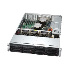 Серверная платформа, SUPERMICRO, SYS-621P-TR, 2U, Intel® C741, 8x 3.5