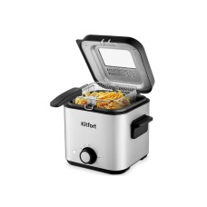 Фритюрница KITFORT КТ-4075 серебристый