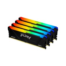 DDR-4 DIMM 128 GB 3600 MHz Kingston Fury Beast RGB, 4x 32 GB Kit, BOX (KF436C18BB2AK4/128)