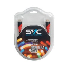 Интерфейсный кабель, SVC, HR0500RD-B, HDMI-HDMI, 30В, Красный, Блистер, 5 м