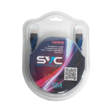 Интерфейсный кабель, SVC, HR0500BL-B, HDMI-HDMI, 30В, Синий, Блистер, 5 м