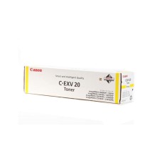 Тонер-картридж, Canon, C-EXV 20 Yellow, 0439B002AA, для imagePRESS C6000/C6010/C7000/C7010/C7011, 35 000 стр. (А4)