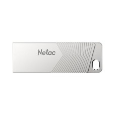 USB-накопитель, Netac, NT03UM1N-032G-32PN, 32GB, USB3.2 Серебристый