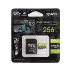 Карта памяти Micro SDXC 256Gb Apacer, Class 10 UHS-I U3, A1, адаптер