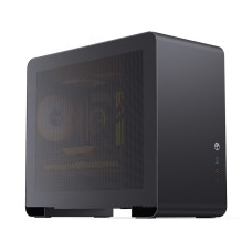 Компьютерный корпус, Jonsbo, U4 Mini MESH, U4 Mini MESH Black, Mini-Tower, ITX/M-ATX, USB 3.2 Type-C*1/USB 3.0*1, Audio+Mic*1, Высота процессорного куллера 165мм, Длина VGA до 420мм, 1*2,5