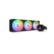Кулер с водяным охлаждением, NZXT, Kraken Elite 360 RGB, RL-KR36E-B1, Intel: LGA 1700, 1200/115X, Core i9/Core i7/Core i5/Core i3/Pentium/Celeron, AMD: AM5/AM4/sTRX4*/TR4*, Ryzen 9/Ryzen 7/Ryzen 5/Ryzen 3/Threadripper, TDP 280W, 3*120мм F120 RGB Core Fans
