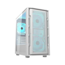 Компьютерный корпус, Cougar, Uniface Mini RGB (White) CGR-55C9W-RGB, Micro ATX/Mini ITX, USB 2*3.0/1*2.0, HD-Audio+Mic, Кулер 2*14см ARGB/1*12см ARGB, Высота процессорного кулера до 160 мм, Длина VGA до 340мм, 2*3.5