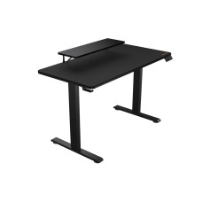 Компьютерный стол, Cougar, E-Star 120 , Поверхность - ДСП, Основание - сталь, 120*60*72(117) см, Панель управления высотой, 2 программируемые настройки памяти, Чёрный