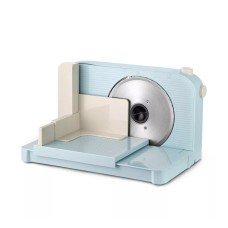 Ломтерезка, Kitfort, КТ-6268, Толщина нарезки 1-15 мм, Диаметр дискового ножа 17 см, Скорость вращения дискового ножа 90-100 об/мин, Уровень шума <80 дБА, Длина шнура 1.1 м, Мощность 150 Вт, Голубой