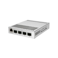 Коммутатор, MikroTik, CRS305-1G-4S+IN, 1xGigabit LAN, 4 x SFP+ cages, RouterOS/SwitchOS (dual boot), metallic desktop case, PSU, PoE-IN 802.3af/at, -40°C to 70°C