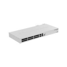 Коммутатор, MikroTik, CRS326-24S+2Q+RM, 2 x 40G QSFP+ cages, 24 10G SFP+ cages, 1x LAN port for management, RouterOS/SwitchOS (dual boot), 1U rackmount enclosure, Dual redundant PSU, -20°C to 60°C