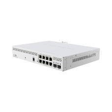 Коммутатор, MikroTik, CSS610-8P-2S+IN, 8 x Gigabit 802.3af/at PoE-out ports, 2 x SFP+, SwOS, desktop case, -40°C to 70°C