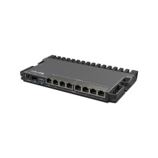 Маршрутизатор, MikroTik, RB5009UPr+S+IN, RouterBORD, 1x 2.5Gbit LAN (802.3af/at PoE-out and POE-in), 7x 1Gbit LAN (802.3af/at PoE-out and POE-in), 1x SFP+ port, RouterOS, metal desktop case, -40°C to 60°C