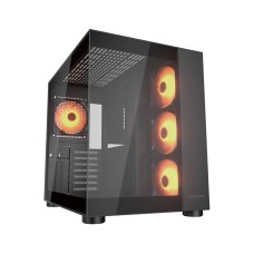 Компьютерный корпус, Cougar, FV150 RGB, ATX/Micro ATX/Mini ITX, USB 1*Type C/2*3.0, 4 Pole Headset Audio, Кулер 4*12см ARGB, Высота процессорного кулера до 180 мм, Длина VGA до 400мм, 2*3.5