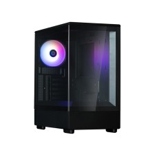 Компьютерный корпус, Zalman, P10 Black, Mini-Tower, M-ATX/M-ITX, USB3.0*1, USB Type-C*1, HD Audoi+Mic, 1*120мм ZM-AF120 ARGB вентилятор, Высота процессорного кулера до 173мм, Длина VGA до 384мм, 2*3,5/3*2,5, Сталь/Пластик/Закаленное стекло, 418*216*422мм,