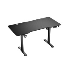Компьютерный стол, 1STPLAYER, MOTO-E-1675-18-BK, Поверхность - ABS, P2PB, Основание - алюминий, 160*75*(72-117), Черный