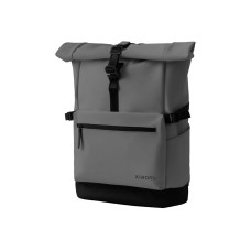 Рюкзак, Xiaomi, Roll Top Casual Backpack GL, Полиуретан + Полиэстер, 290  170  430 мм, Вес около 840г, Объем около 23л, Вмещает ноутбук 15,6 дюймов, Серый